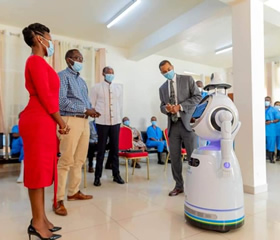 Robots Help to fight Corona Virus in Rwanda | Rwanda Gorilla Tour Rwanda to use robot in fighting Covid19